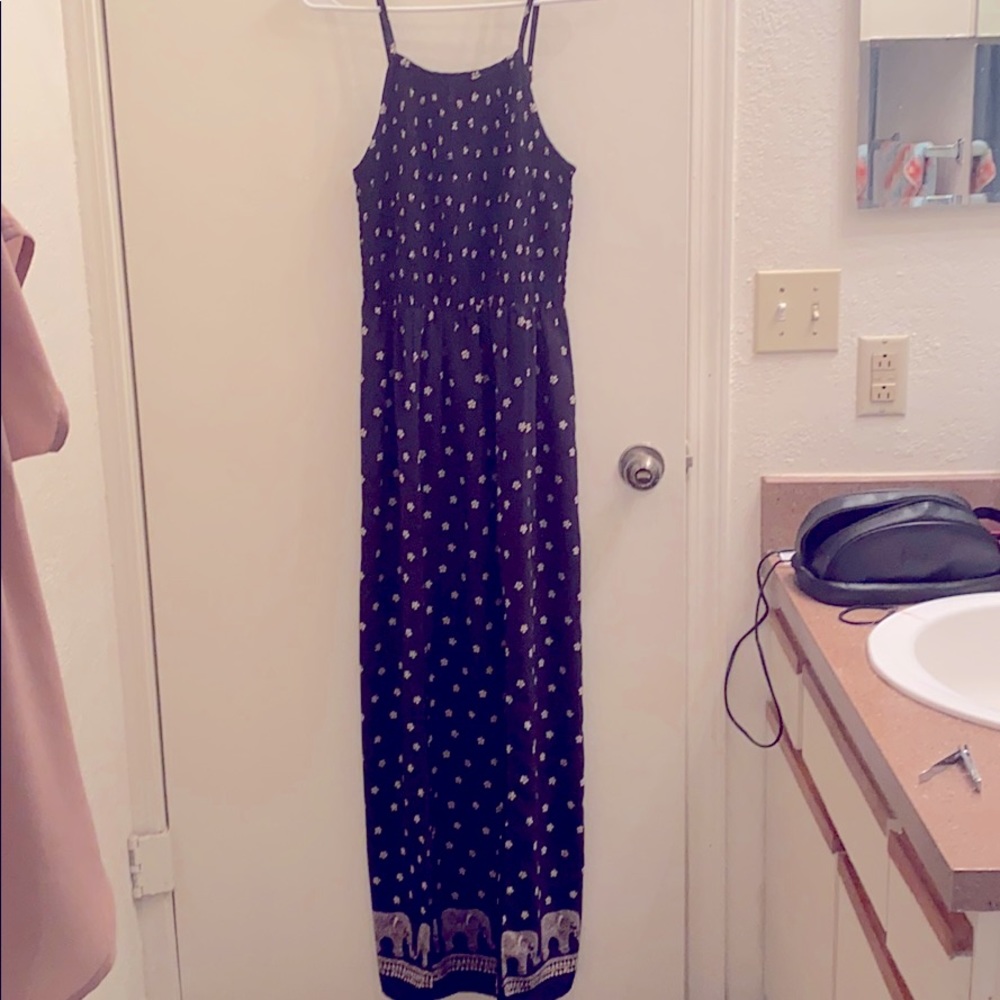 Elephant maxi dress